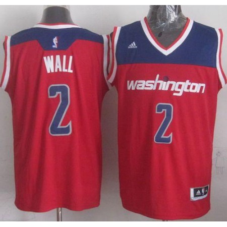 Wizards #2 John Wall Red 2012 Revolution 30 Stitched NBA Jersey