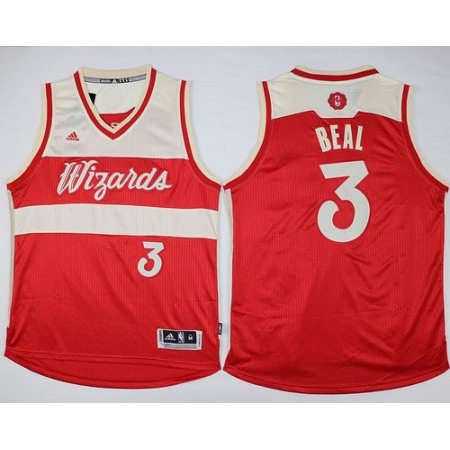 Wizards #3 Bradley Beal Red 2015-2016 Christmas Day Stitched NBA Jersey