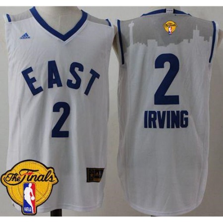 Cavaliers #2 Kyrie Irving White 2016 All Star The Finals Patch Stitched NBA Jersey