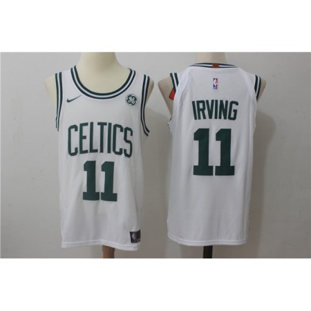 Men's Nike Boston Celtics #11 kyrie irving White Stitched NBA Jersey