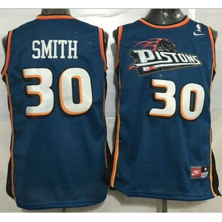 Revolution 30 Pistons #13 Gigi Datome Blue Stitched NBA Jersey