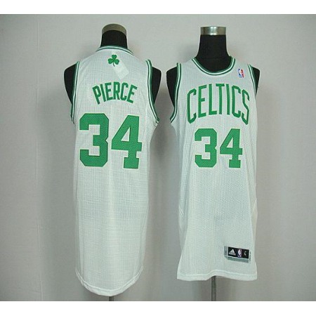 Celtics #34 Paul Pierce White Revolution 30 Stitched NBA Jersey