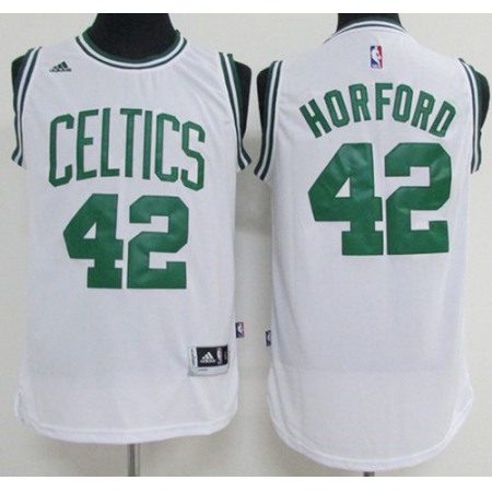 Celtics #42 Al Horford White Stitched NBA Jersey