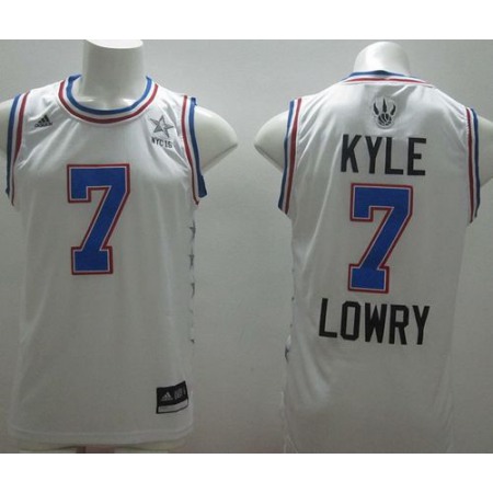 Raptors #7 Kyle Lowry White 2015 All Star Stitched NBA Jersey