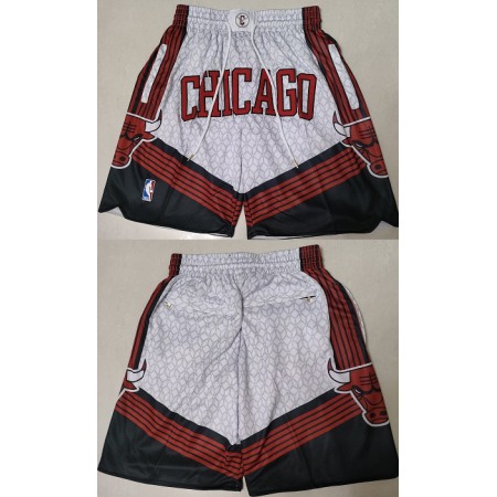 Men's Chicago Bulls 2022/23 City Edition White Shorts (Run Small) 001