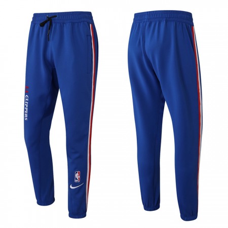 Men's Los Angeles Clippers Blue Performance Showtime Basketball Pants