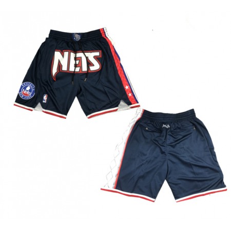 Men's Brooklyn Nets Navy Shorts (Run Small)