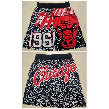 Men's Chicago Bulls Black Mitchell&Ness Shorts (Run Small)