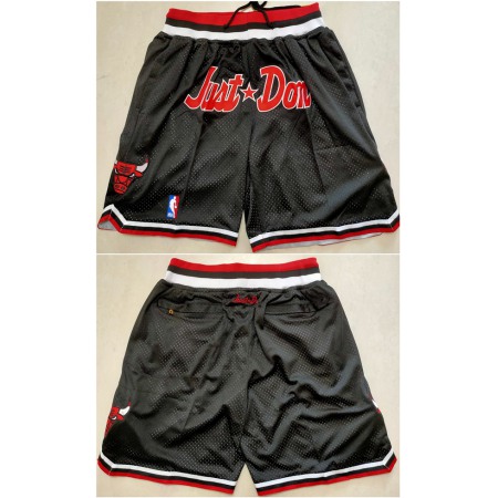 Men's Chicago Bulls Black Mitchell&Ness Shorts (Run Small)