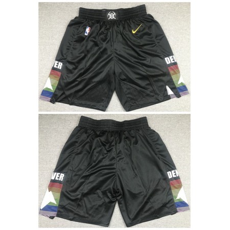 Men's Denver Nuggets Black Shorts (Run Small)