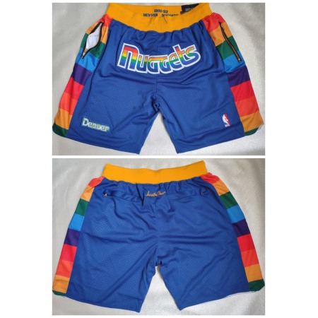 Men's Denver Nuggets Blue Shorts (Run Small)