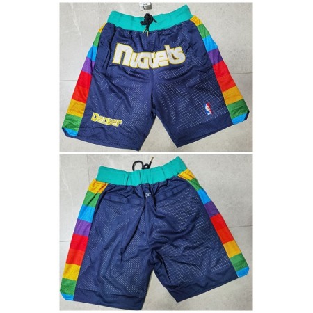 Men's Denver Nuggets Navy Shorts (Run Small)