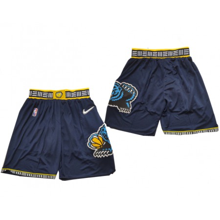 Men's Memphis Grizzlies 75th Anniversary Navy Shorts (Run Small)