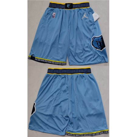 Men's Memphis Grizzlies Navy Shorts (Run Small)