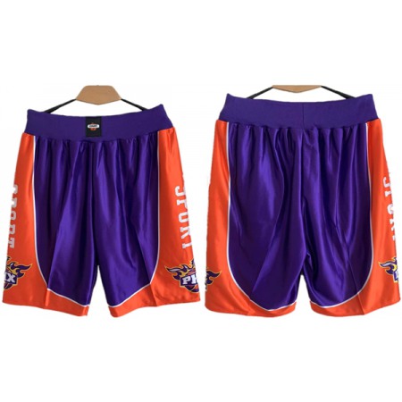 Men's Phoenix Suns Purple/Orange Shorts (Run Small)