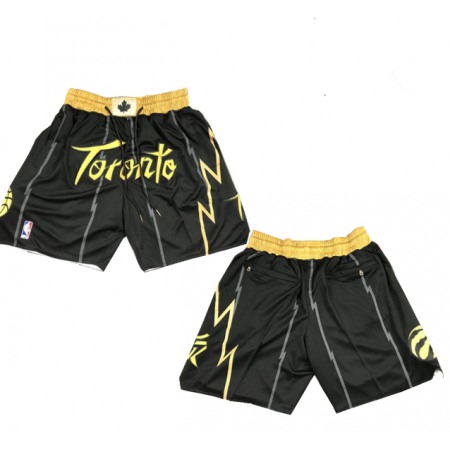 Men's Toronto Raptors Black Mitchell&Ness Shorts (Run Small)