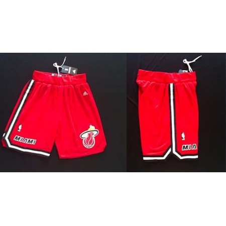 Miami Heat Red NBA Shorts