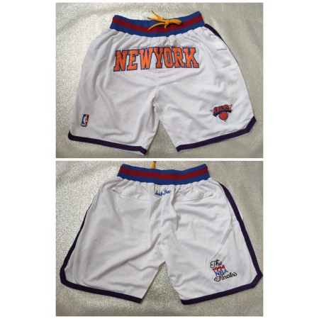 New Yok Knicks White Shorts (Run Small)