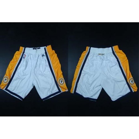Indiana Pacers White NBA Shorts