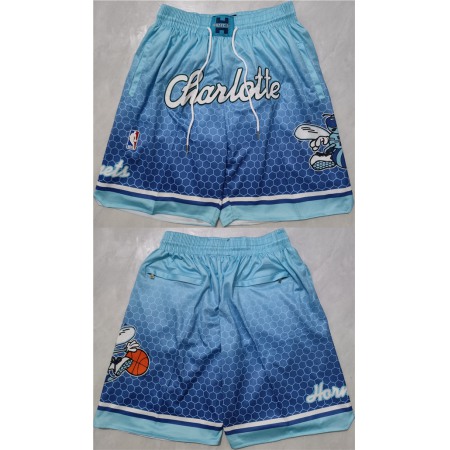 Men's Charlotte Hornets Teal/Blue Shorts