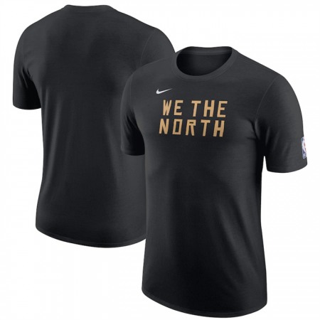 Men's Toronto Raptors Black 2022/23 City Edition Essential Warmup T-Shirt