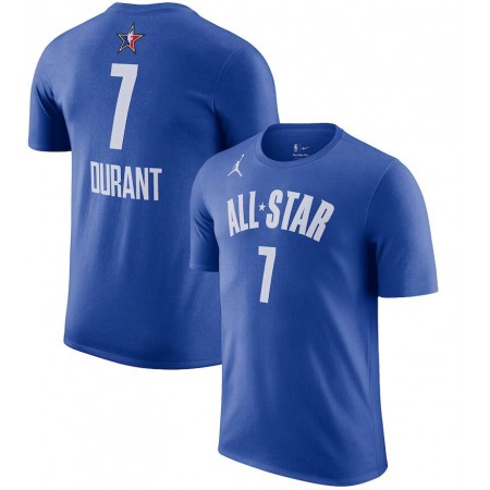 Men's #7 Kevin Durant Blue 2023 NBA All-Star Game Name & Number T-Shirt