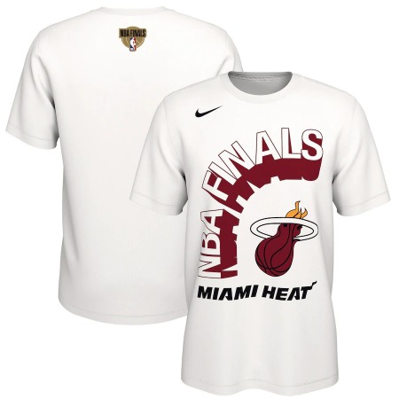 Men's Miami Heat 2020 White Finals Bound T-Shirt