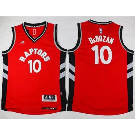 Raptors #10 DeMar DeRozan Red Youth Stitched NBA Jersey