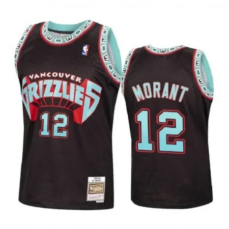 Youth Memphis Grizzlies #12 Ja Morant Black Swingman Stitched Basketball Jersey