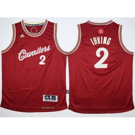 Cavaliers #2 Kyrie Irving Red 2015-2016 Christmas Day Stitched Youth NBA Jersey