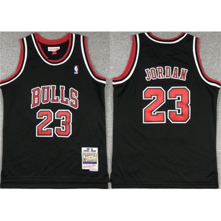 Youth Chicago Bulls #23 Michael Jordan Black Stitched Basketball Jersey