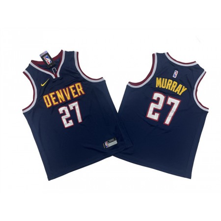 Youth Denver Nuggets #27 Jamal Murray Navy Stitched Basketball Jersey