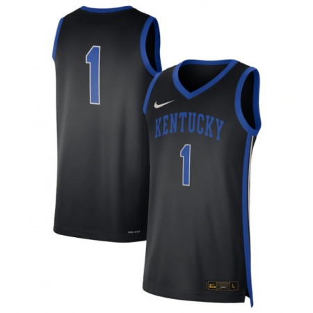 Men's Kentucky Wildcats ACTIVE PLAYER Custom Black Stitched Basketball Jersey