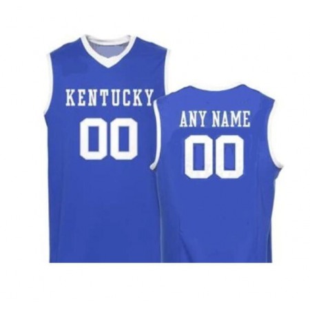 Men's Kentucky Wildcats ACTIVE PLAYER Custom Blue Stitched Basketball Jersey