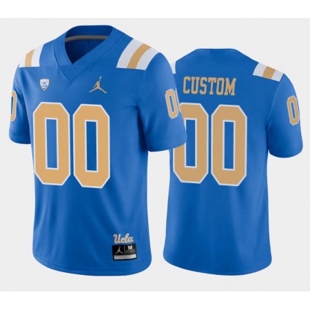 Men's UCLA Bruins Custom Blue Game Stitched Jersey