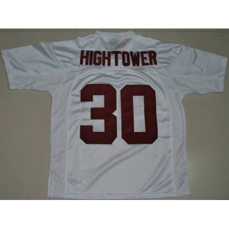 Crimson Tide #30 Donot Hightower White Stitched NCAA Jersey