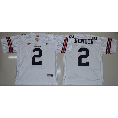 Tigers #2 Newton White Stitched NCAA Jersey