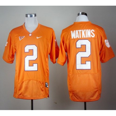 Tigers #2 Sammy Watkins Orange Pro Combat Stitched NCAA Jersey