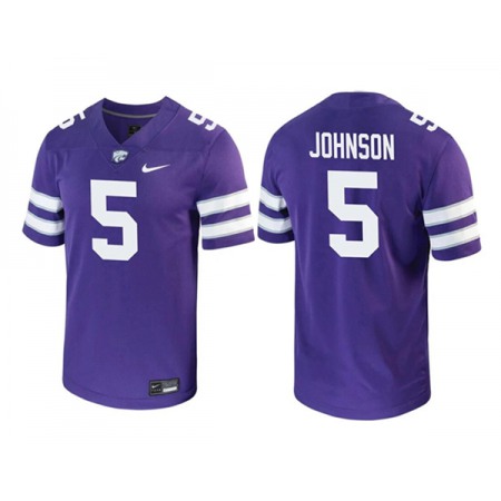 Men's Kentucky Wildcats #5 Avery Johnson Purple Limited Stitched Jersey