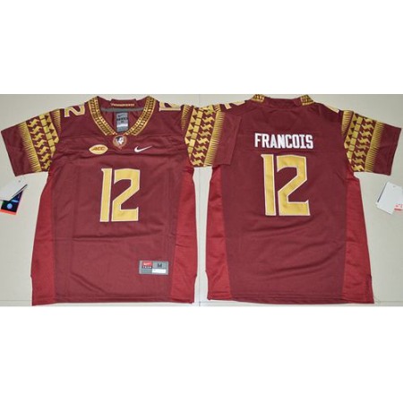 Seminoles #12 Deondre Francois Red Limited Stitched Youth NCAA Jersey