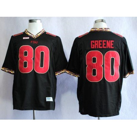 Seminoles #80 Rashad Greene Black Stitched NCAA Jersey