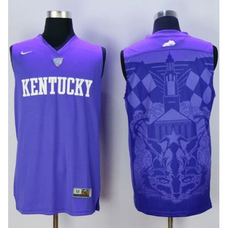 Wildcats Blank Blue Basketball Stitched NCAA Jersey