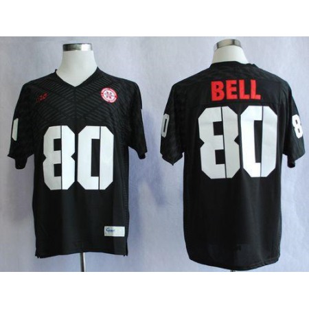 Cornhuskers #80 Kenny Bell Black New Big 10 Stitched NCAA Jersey