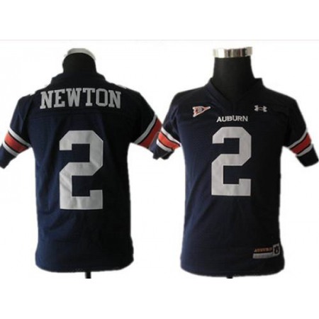Tigers #2 Newton Blue Stitched Youth NCAA Jersey