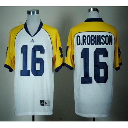 Wolverines #16 Denard Robinson White Cowboys Classic Stitched NCAA Jersey