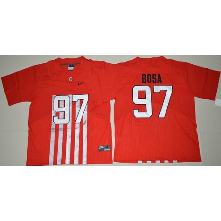 Buckeyes #97 Joey Bosa Red Alternate Elite Stitched NCAA Jersey