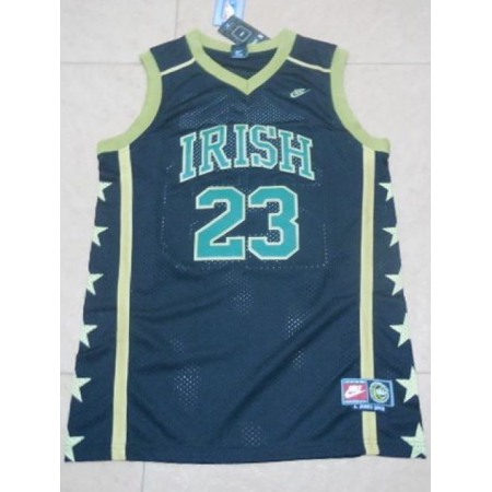Fighting Irish #23 Lebron James Black Basketball Stitched NCAA Jersey