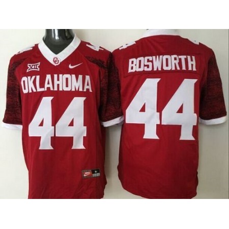 Sooners #44 Brian Bosworth Red New XII Stitched NCAA Jersey