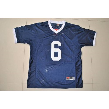 Nittany Lions #6 Navy Blue Stitched NCAA Jersey