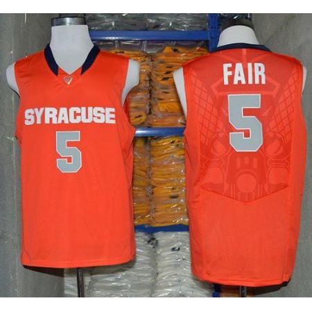 Orange #5 C.J. Fair Orange Basketball Stitched NCAA Jersey